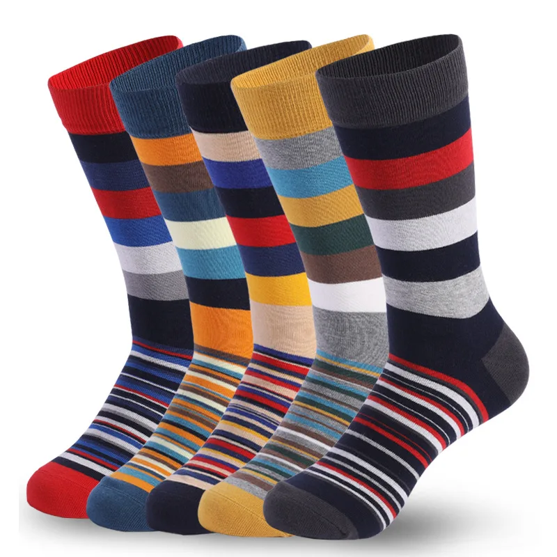 Funny Crazy Cool Funky Fashion Cotton Novelty Fancy Sox Men Tube Crew Dress Socks