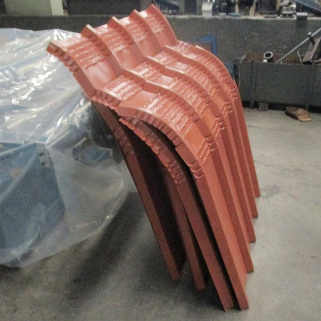 High quality automatic metal roof panel crimp curving roll forming machine China