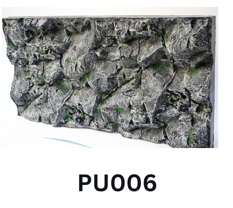 Rock Reptile Aquarium Fish Decoration Background board