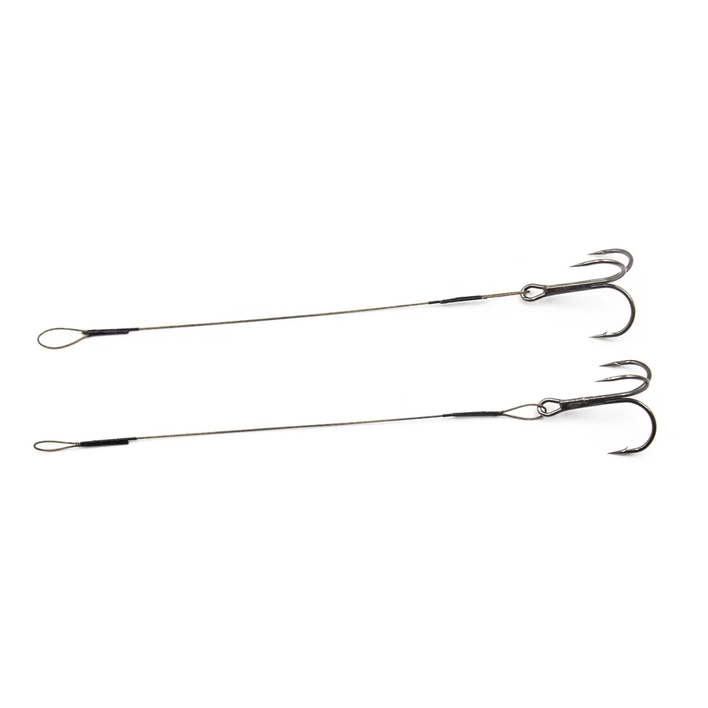 3 size Fishing Hooks With Connector Big Shad Lure Strength Stingers rig