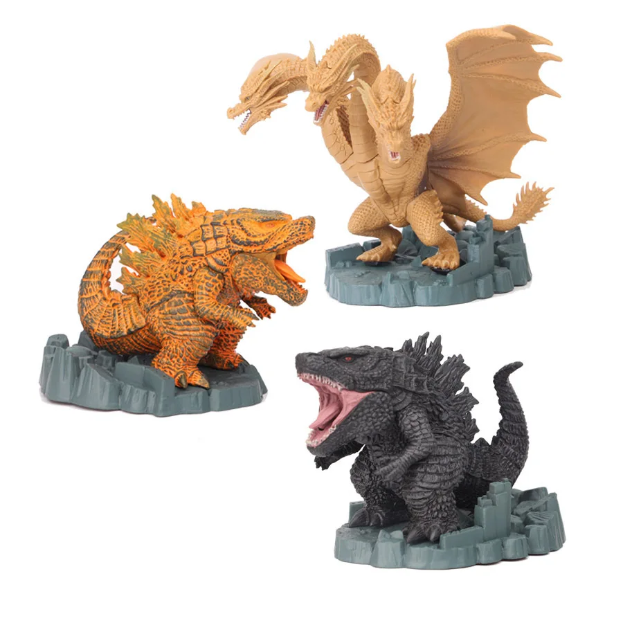 Hot Selling Anime PVC Action Figure King of Monsters Dinosaur Monster Toy Doll Model