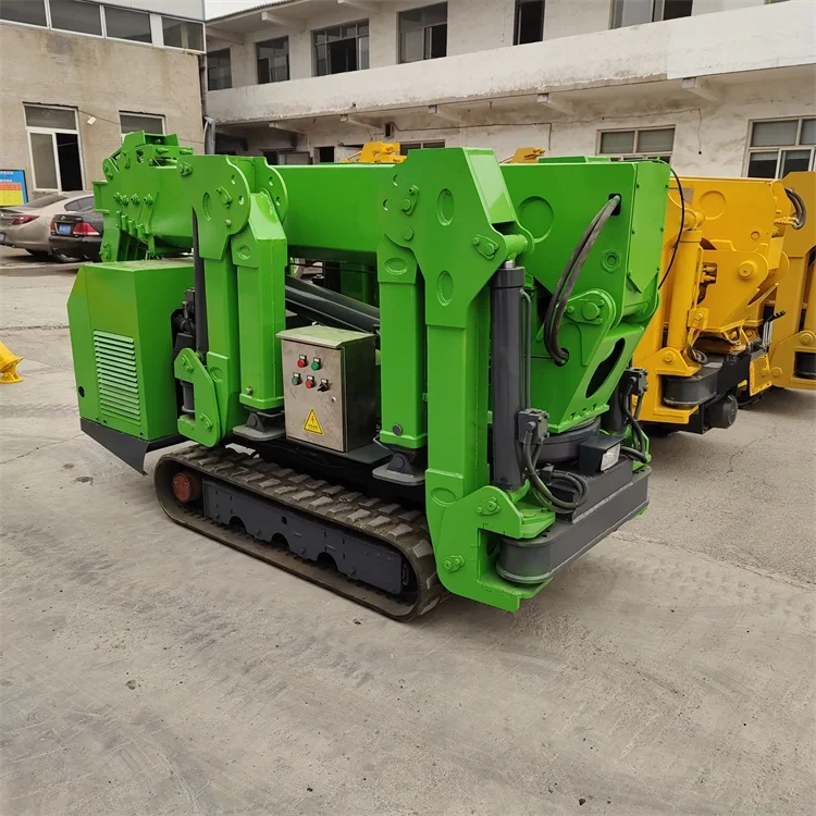 Smart Design Dual Use of Oil and Electricity Mobile Spider Crane with Long Arm Fly Jib 3 Ton Lifting Crane Mini Spider Crane