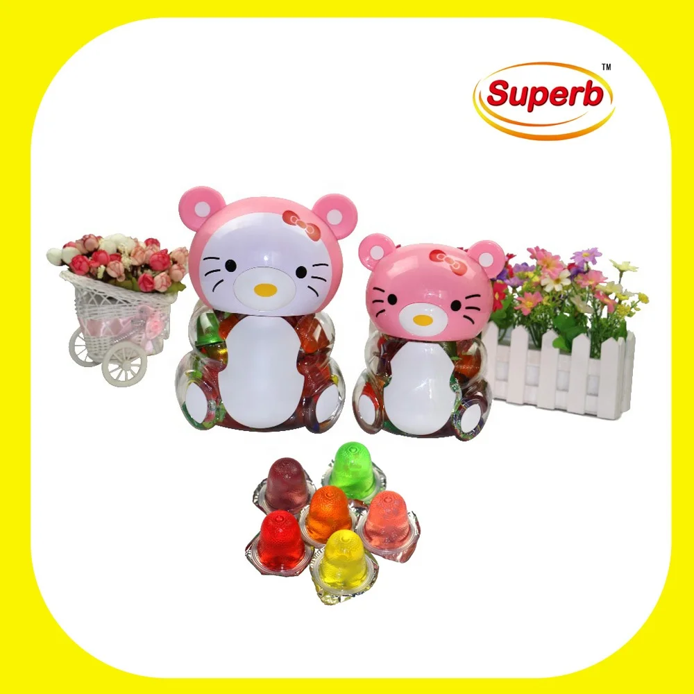 hello kitty money box packing 15g fruit flavors lychee jelly