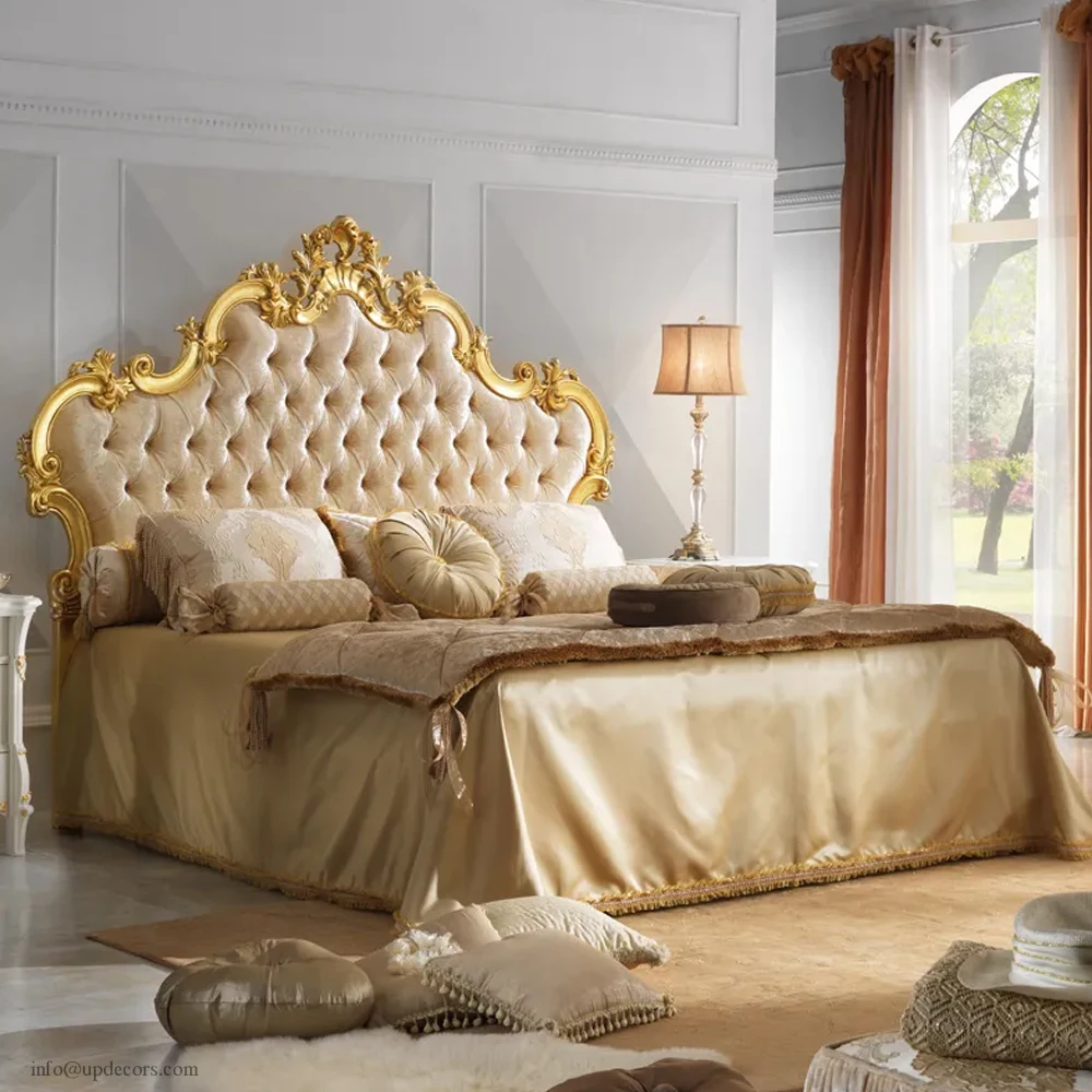 Luxury Queen/King size Bed Frame  for Bedroom Furniture
