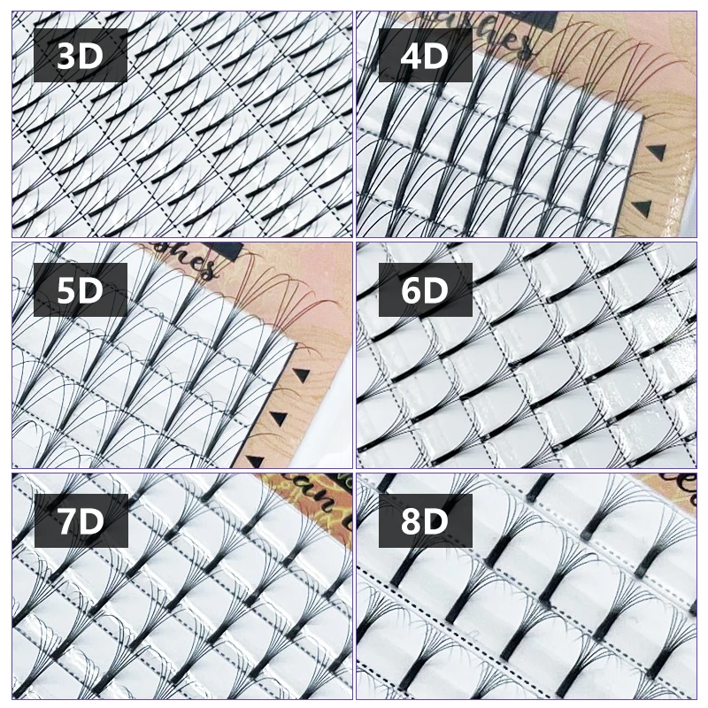 Pre Made Fans Individual Lashes Russian Volume Lashes
