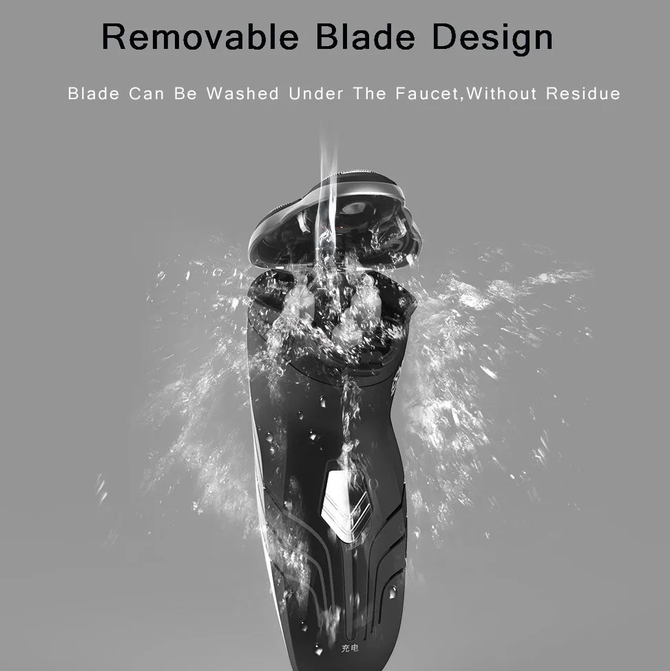 PRITECH 2018 Hot Sale Waterproof 3 Head Mens Best Electric Shavers