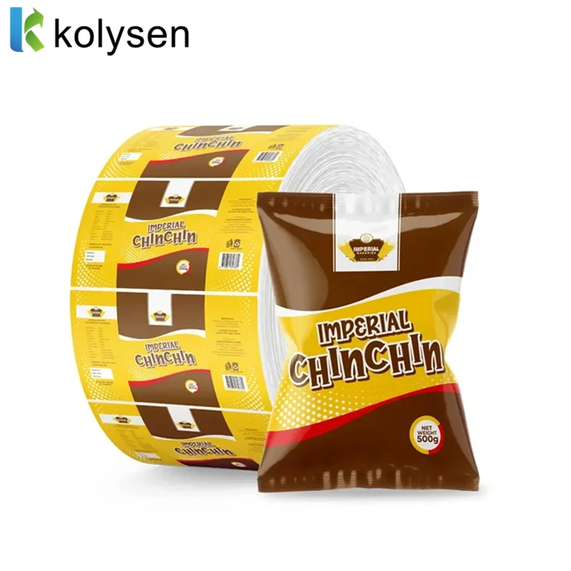 Kolysen ламинированная пластиковая пленка рулон обломочная упаковочная алюминиевая фольга для упаковки пищевых продуктов