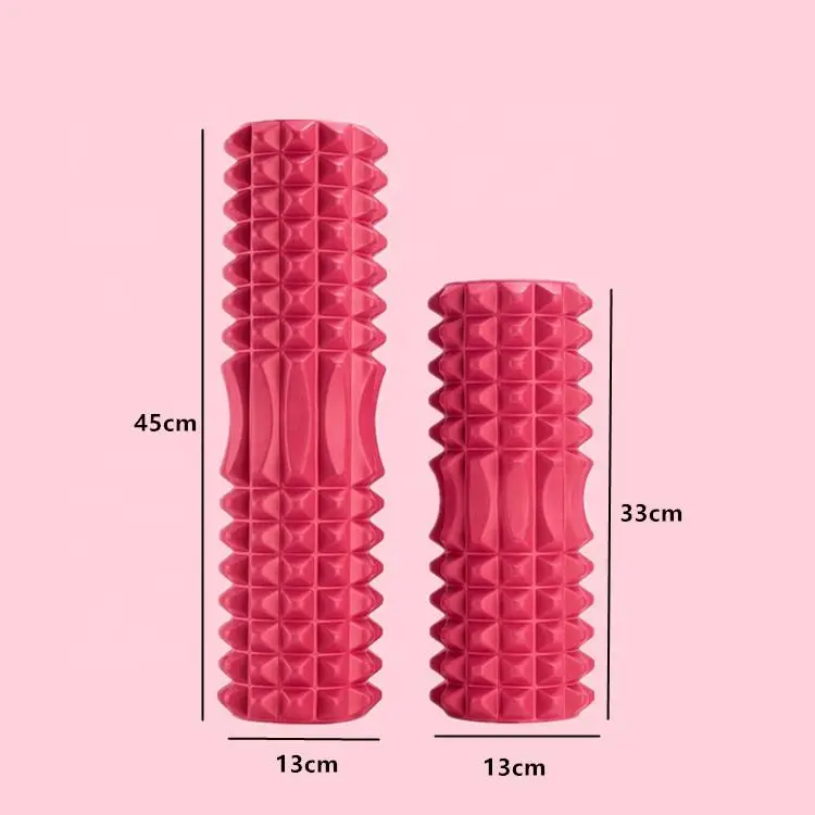 Fitness Foldable Logo Printed EVA High quality Yoga Pilates Essential Muscle Foam Roller
