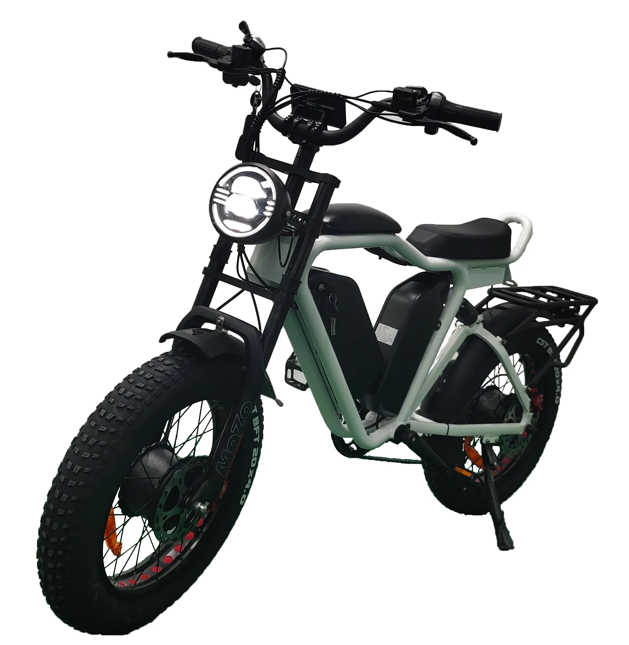 20 inch fat tire 52V 1000W*2 Bafang dual motor 52V 22Ah electric bike city bike electric fat bike