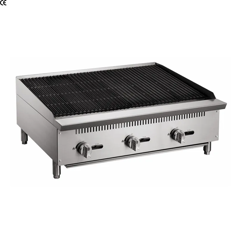 Commercial Stainless Steel American Style Gas Charbroiler Grill Barbecue Commercial Charbroil Barbecue Grill Outdoor Charbroiler