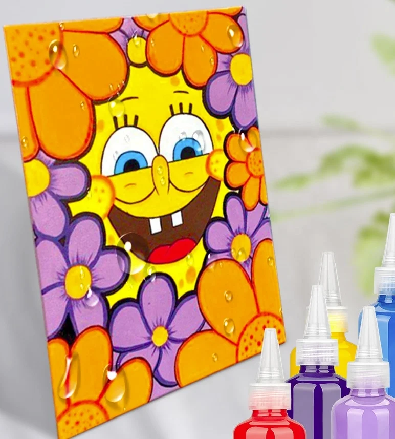 100ml Acrylic Paints for Kids Drawing Waterproof Plaster Doll Paint Coloring