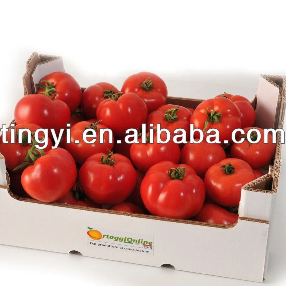 custom corrugated fruit banana tomato packaging storage carton box