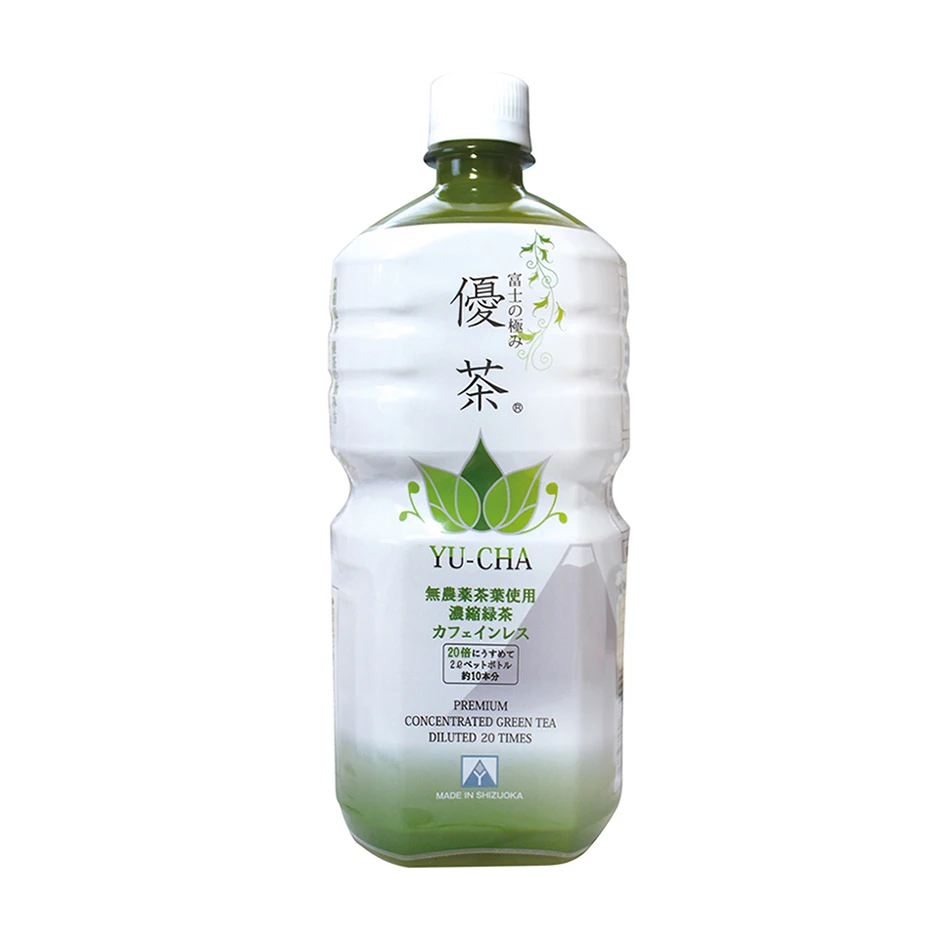 No additive color green high catechin tea concentrate matcha 1000ml packaging