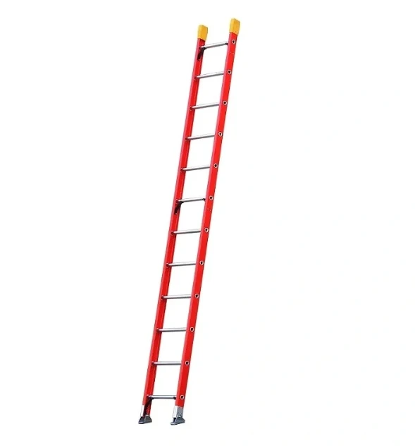 Stair Factory Wholesale EN 131 FRP Aluminum Step Vertical Straight Ladder