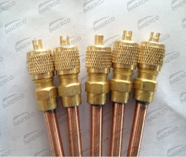 high quality Copper Air Conditioner refrigeration  Check  Charging  Access Valve