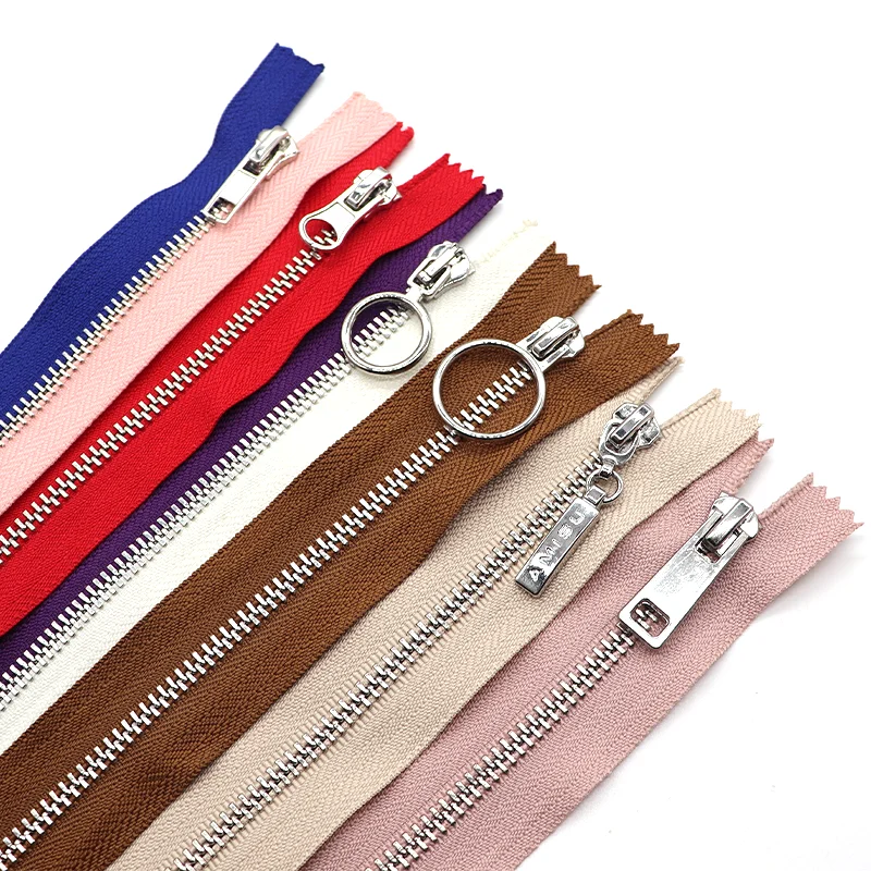 High Quality Wholesales 3#5#8#10# Custom metal zipper for boots close end zipper