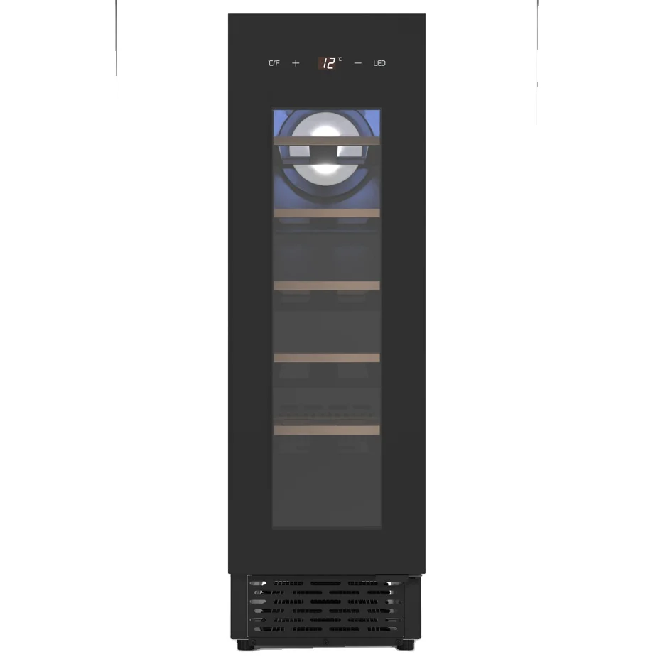 Customized 12 Bottles Compressor Humidity Control Wine Refrigerator/Cooler