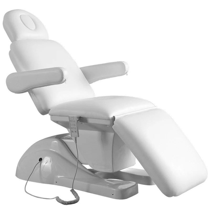 HICOMED Electric 4 Motors Massage Tattoo Facial Chair Medical Couch Massage Table Black Facial Bed Customizable Color/Logo