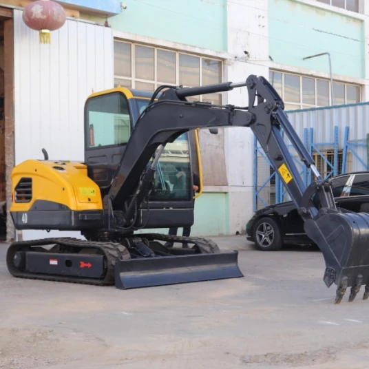FREE SHIPPING EPA Engine Mini Excavators 4 Ton Multifunctional Minibagger Farm Used New Crawler Digger Mini Excavators machine