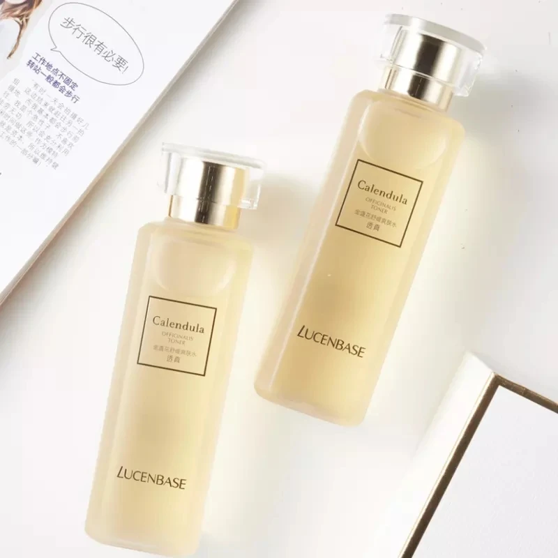 Private Label Vegan Calendula Officinalis Turmeric Rice Extract Essence Korean Skin Care Soothing Toner