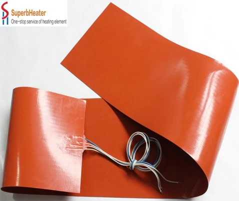 silica gel size Drum band Heater Silicone Rubber Pad Heater