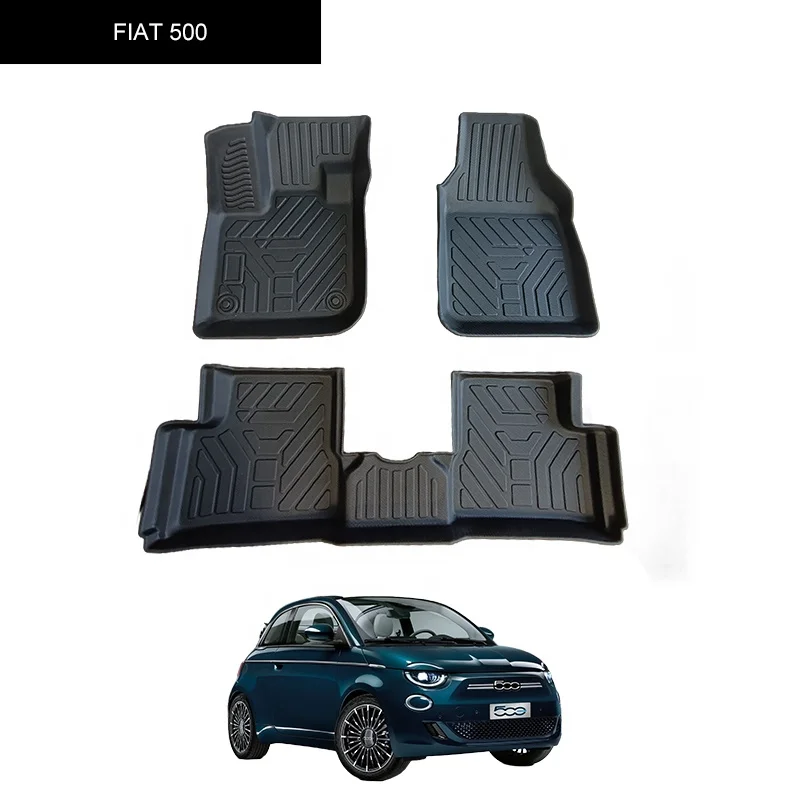 2024 New Design Auto Mat TPE Car Mat Hot Selling Hard Wearing TPE Car Floor Mats use for FIAT-500