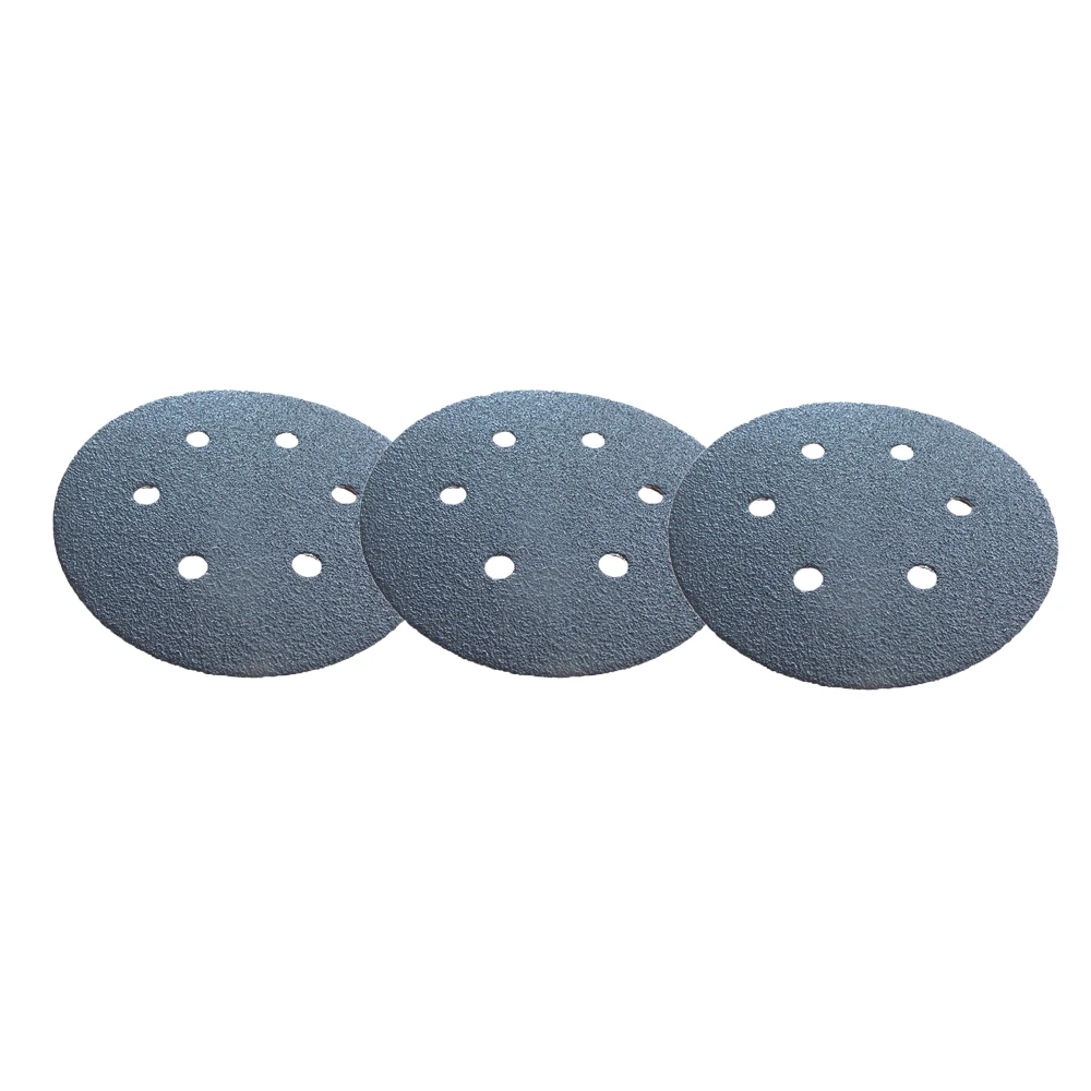 5 дюймов, с 6 отверстиями, SIC, абразивный крючок и петля, шлифовальный диск, абразивные инструменты для мрамора