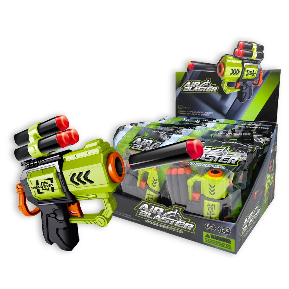 soft air gun toys for boys factory wholesale ejection bullets long range shooting game plastic bullet toy gun with soft bullets