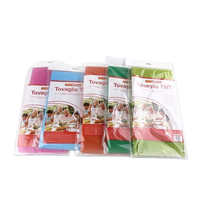 Non-toxic disposable wholesale round wedding Italian Market Tablecloth And Napkin Table Cloth