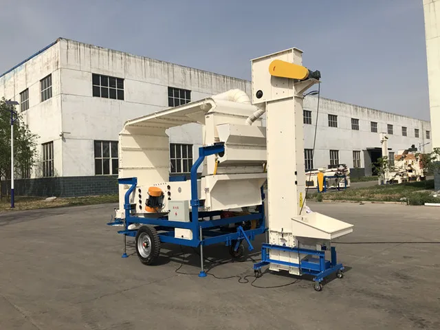 Mobile Sorghum Corn Millet Beans Seed Cleaning Equipment