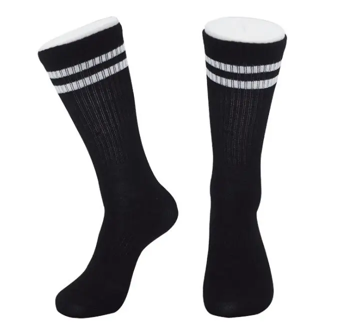 2021Top Manufacturers customized low high cut football socks mens fashion socks accept the customer logo
