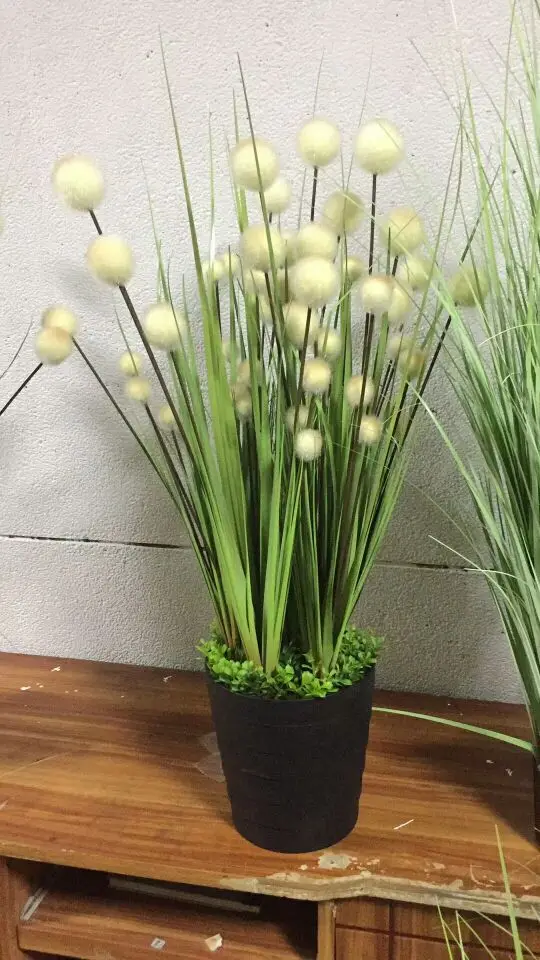 
guangzhou supply top quality artificial onion grass plant potted 