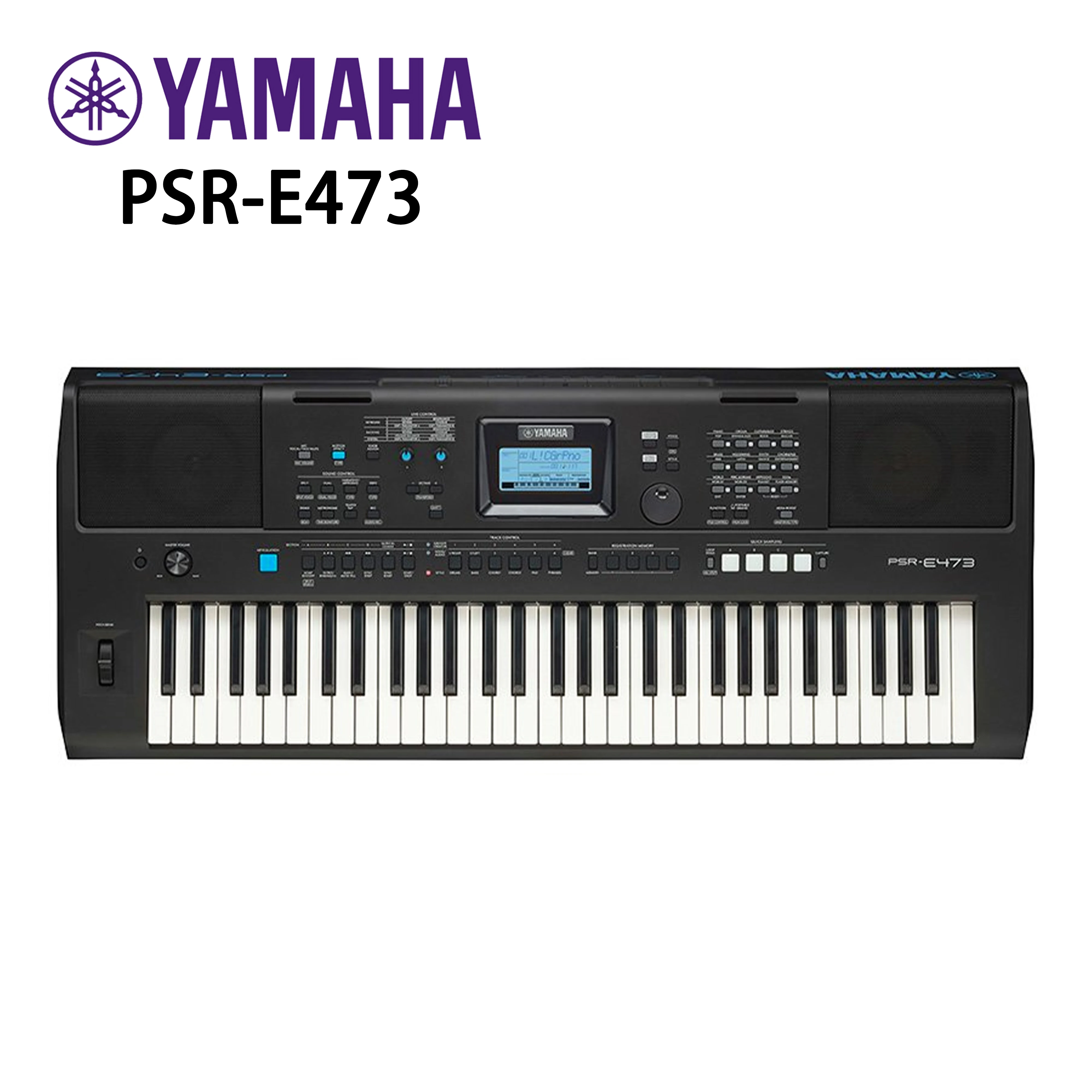 Yamaha PSR-E473 Portable Keyboard 61 keys PSR E400 Upgraded Electronic keyboard instruments for adults and children