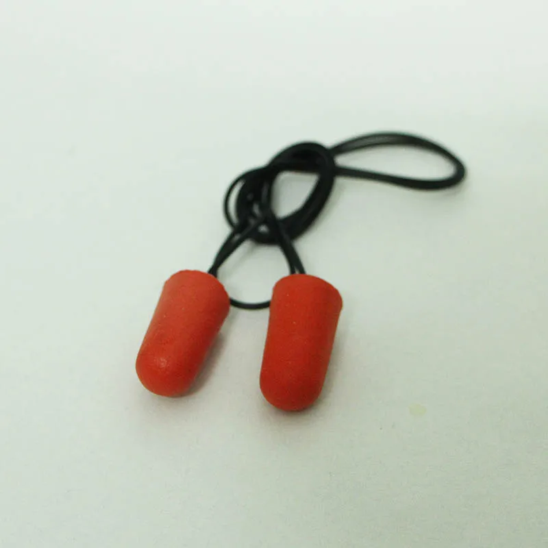 Good Quality Sponge Safety Earplugs Ear Plug with cotton cord Ear Protector
