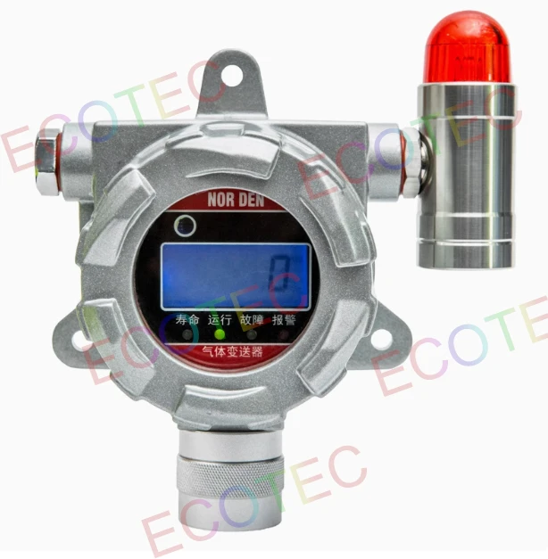 Ecotec Fixed LPG Gas Detector In Alarm explosion proof Lpg LEL CH4 EX Gas Leak Detector