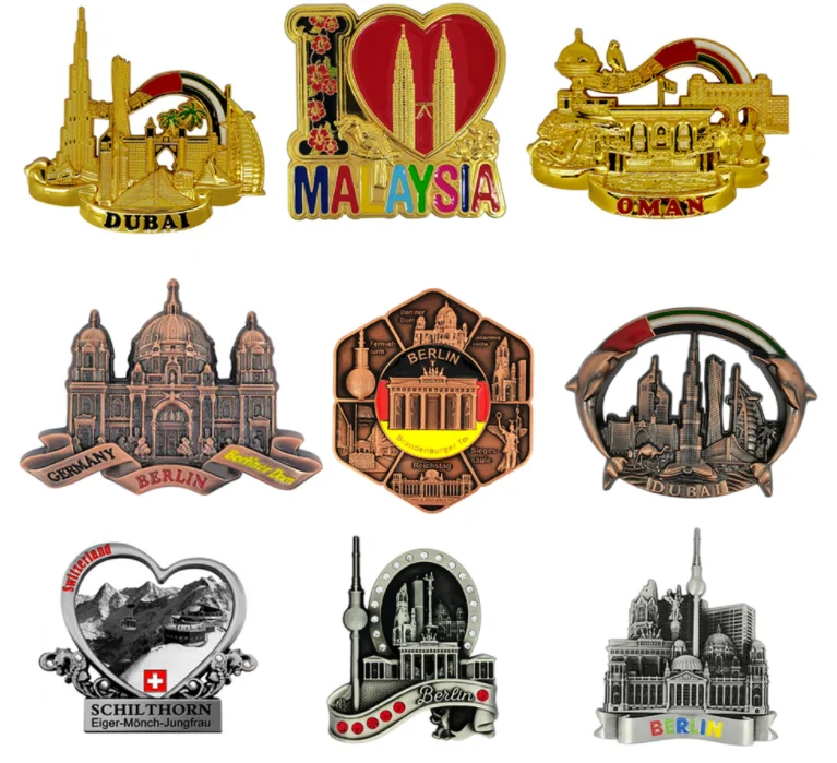  Manufacturer 3d Country Bottle Opener Fridge Magnet Custom Tourist Souvenir Zinc Alloy