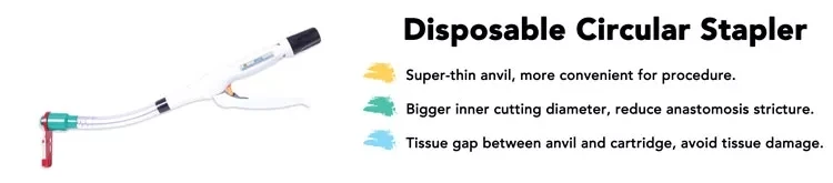 Disposable Laparoscopic Surgical Instruments Surgical Circular Stapler