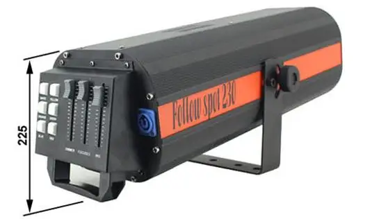 party wedding T-show long throw super bright follow spot light dmx 230w 7r follow spot light