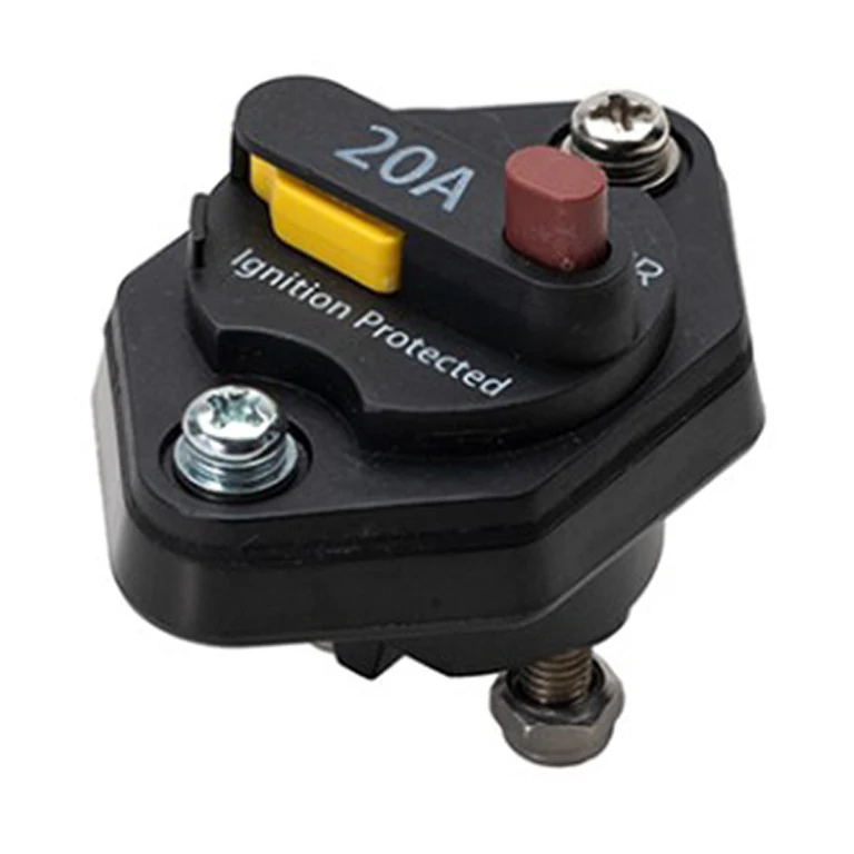 Reset Fuse 20A caravan manual reset circuit breakers