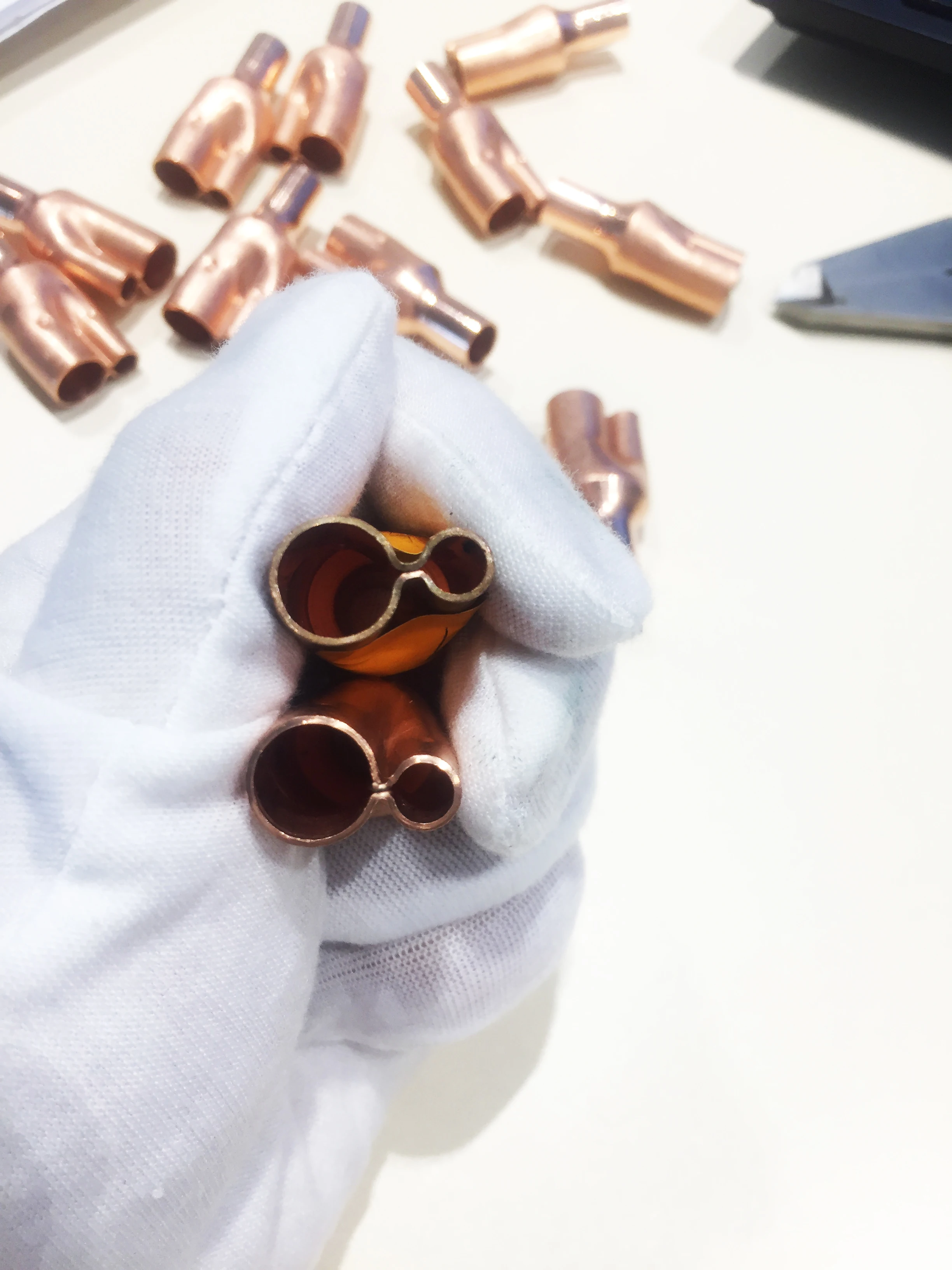 China factory produces and sale copper pipe fittings/copper elbows for various household appliances gas water heater spare part