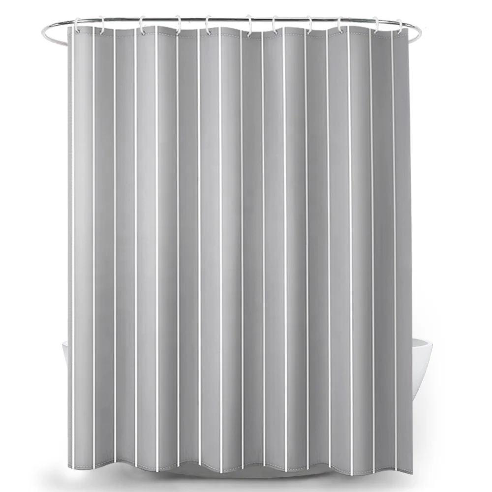 
Digital printed waterproof polyester bathroom shower curtain 