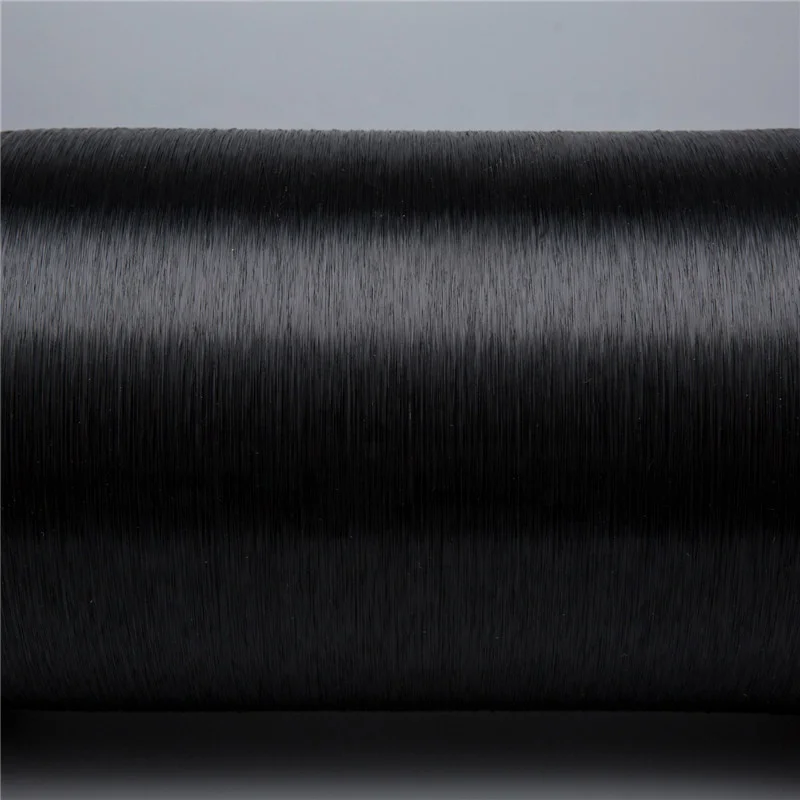 100% Polyester PET Monofilament Yarn 0.30MM BlackColor for Fishing Net