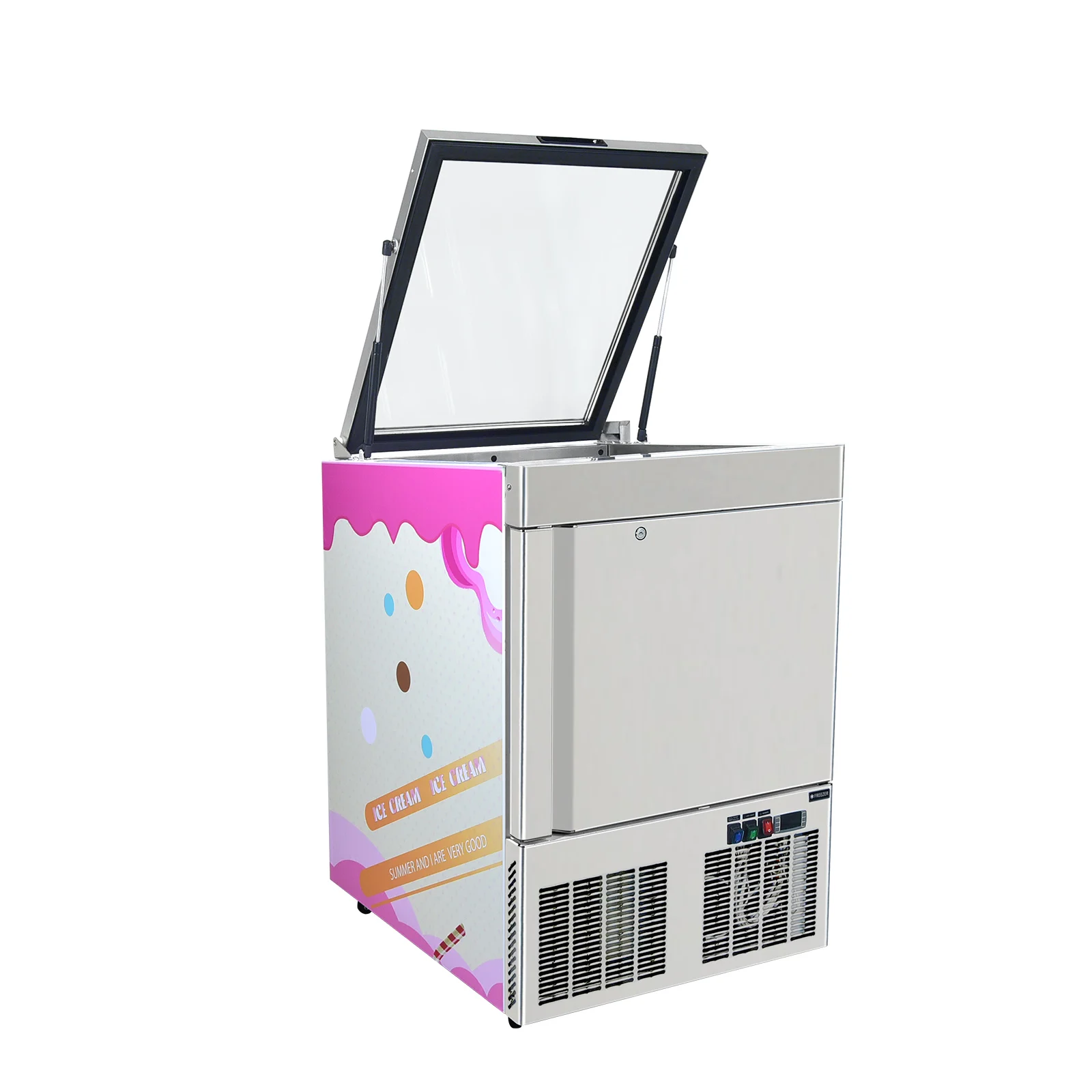 6 pans and 2 trays blast shock freezing  freezer/blast shock freezing chiller/flash shock feezing freezer for ice cream gelato