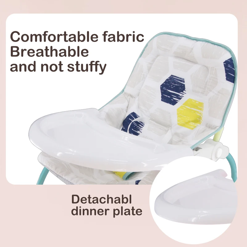 Sitter Seat Kids Feeding Baby Chairs Eating Dining Modern Children Wholesale Toddler Infant Unique 2 in 1 Rocking 3 Pcs/ctn 0 M+