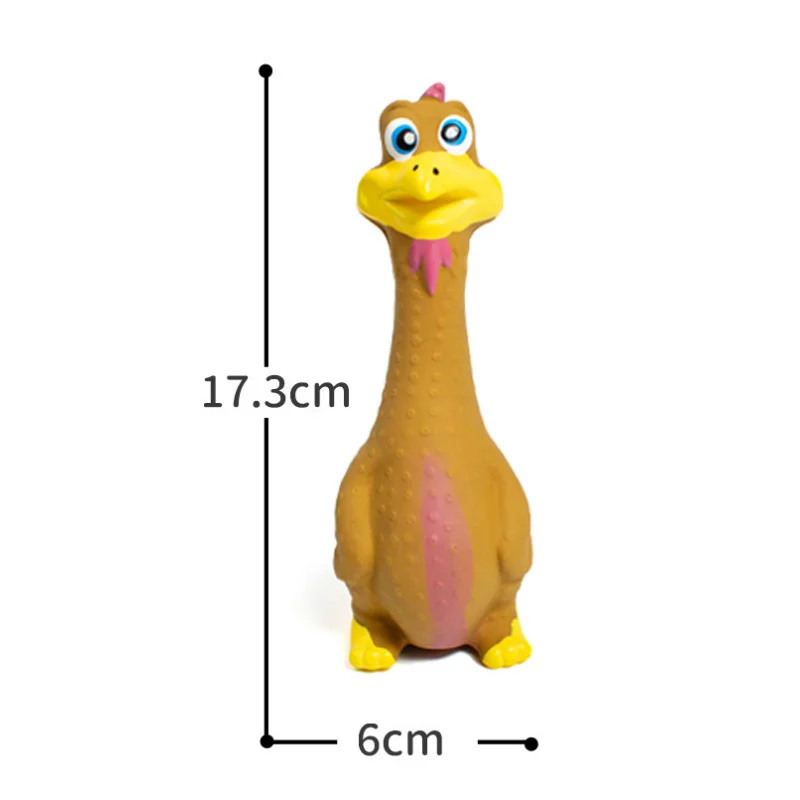 Wholesale Custom New Design Latex Screaming Chicken Toys Best Pet Squeaky Pet Dog Play Chew Toys