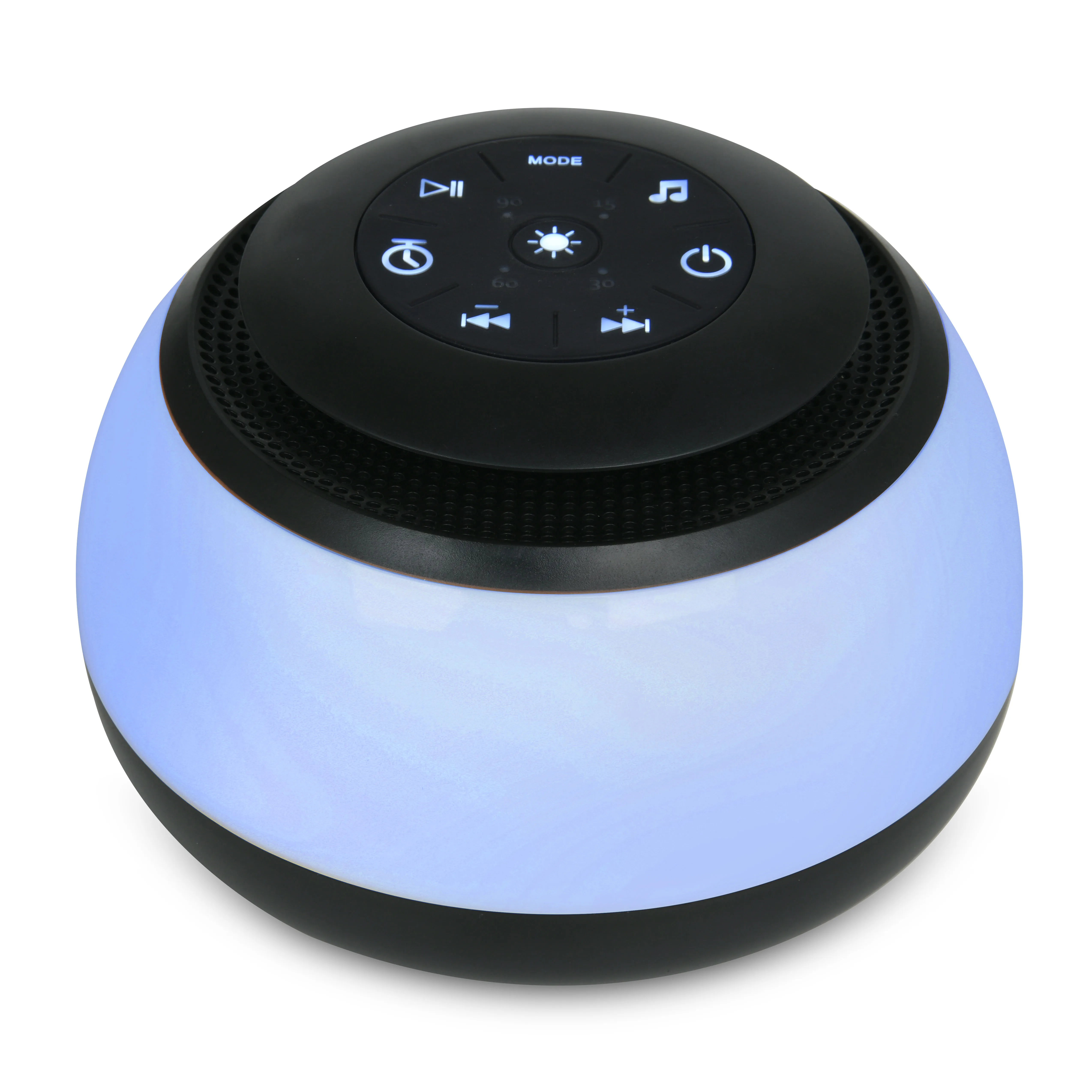 Top Seller Wooden White Noise Machine Yogasleep Hushh Backup Alarm Clock For Kids Adult Meditation Easy sleep With Fan