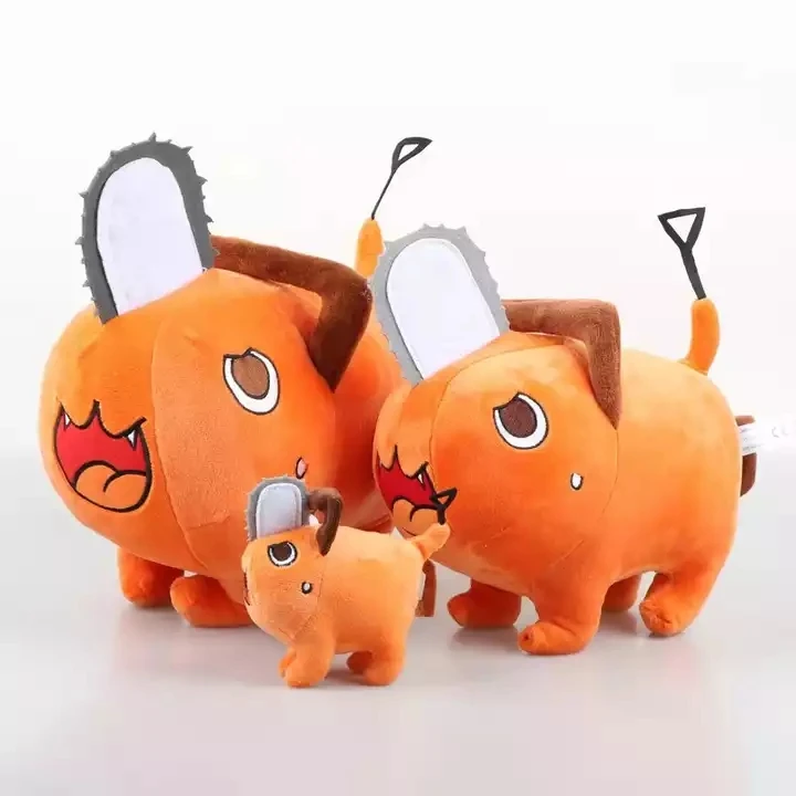 Hot Sell Cartoon Pochita Doll Chainsaw Man Anime Figure Cosplay Props Plush Pillow Doll Stuffed Children Gift