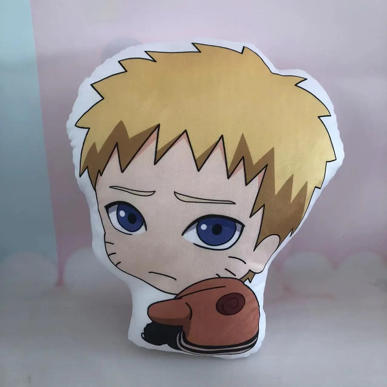 Classic Animation Narutoed Anime Animation Peripheral Throw Pillow Gaara Cushion Sofa Lunch Rest Pillow Will Be Launched in 2024