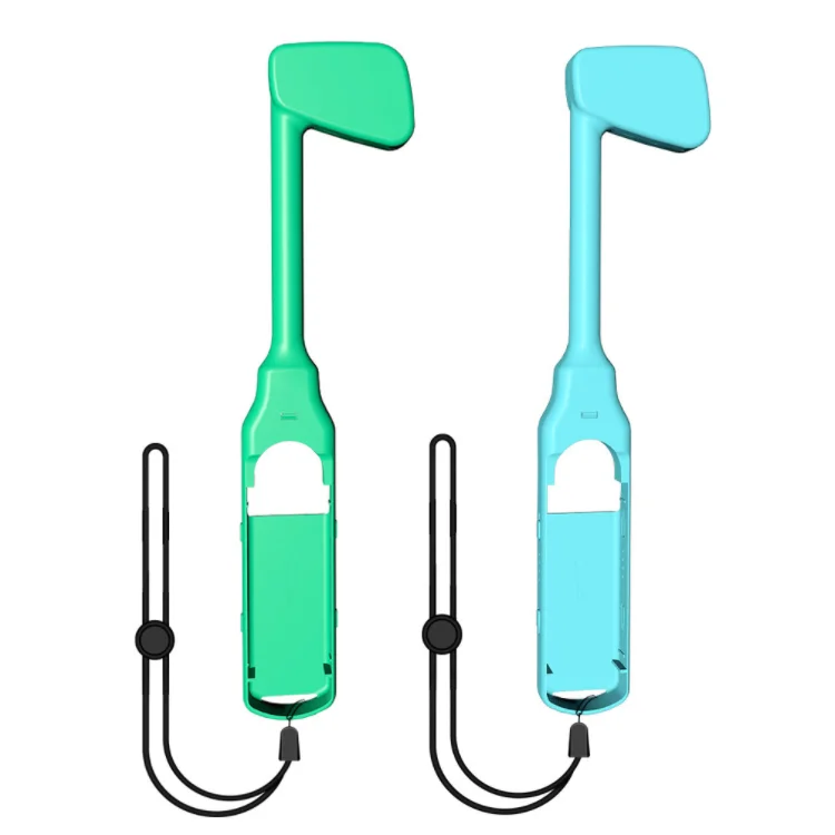 2x Golf Clubs Gaming Handle Grips for Nintendo Switch Golf Club Controller Attachments Red & Blue for Ma rio Golf