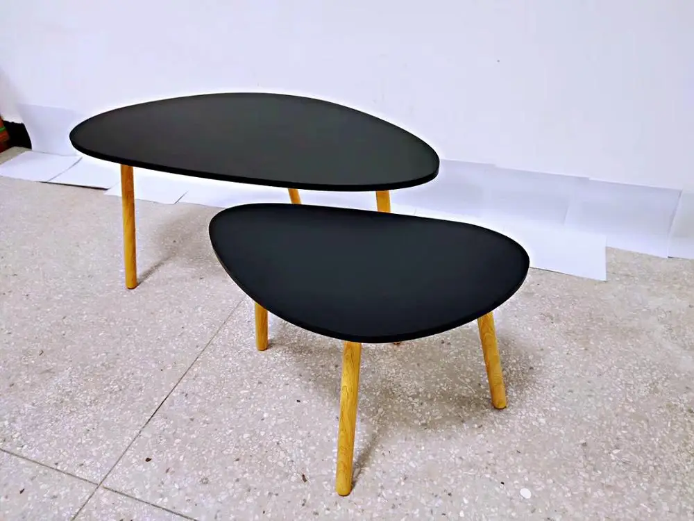  New Design Modern Style MDF Wood Hotel Coffee Tables For Living